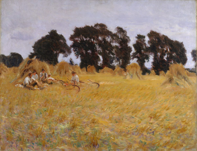 Reapers Resting in a Wheatfield (mk18)